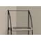 Monarch Specialties Bookshelf, Bookcase, Etagere, Corner, 3 Tier, 48"H, Office, Bedroom, Metal, Laminate, Brown, Black I 7228 - alternate 2